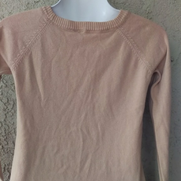 Takeout Beige long sleeve sweater with pockets - Picture 7 of 8